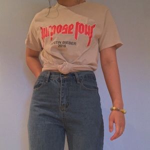 Justin Bieber Purpose Tour tee